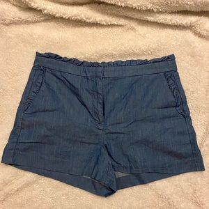 J. Crew ruffle shorts